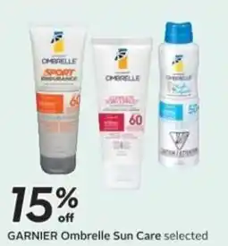 Sobeys GARNIER Ombrelle Sun Care offer