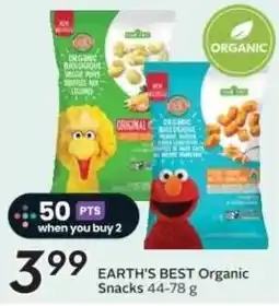Sobeys EARTH'S BEST Organic Snacks offer