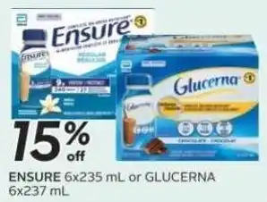 Sobeys Ensure or Glucerna offer
