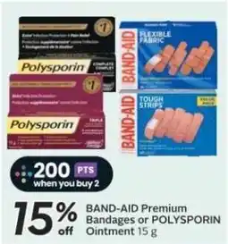 Sobeys BAND-AID Premium Bandages or POLYSPORIN off Ointment offer
