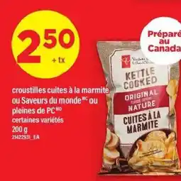 Maxi Croustilles cuites à la marmite ou saveurs du monde ou pleines de pcmd offer