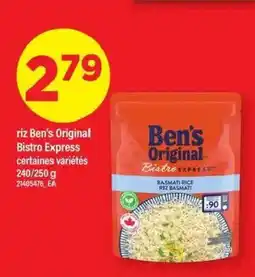 Maxi Riz ben's original bistro express offer