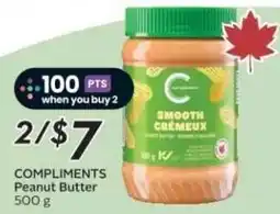 Sobeys COMPLIMENTS Peanut Butter offer