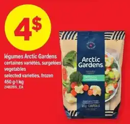 Maxi Légumes arctic gardens offer