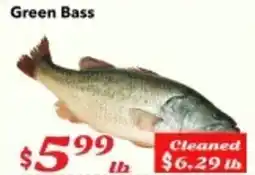 Nations Fresh Foods Green Bass offer