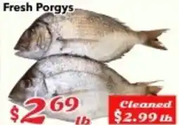 Nations Fresh Foods Fresh Porgys offer
