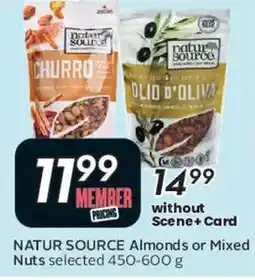 Safeway NATUR SOURCE Almonds or Mixed Nuts offer
