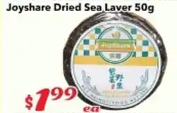 Nations Fresh Foods Joyshare Dried Sea Laver offer