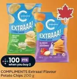 Sobeys COMPLIMENTS Extraaa! Flavour Potato Chips offer