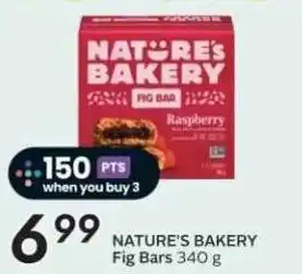 Sobeys NATURE'S BAKERY Fig Bars offer