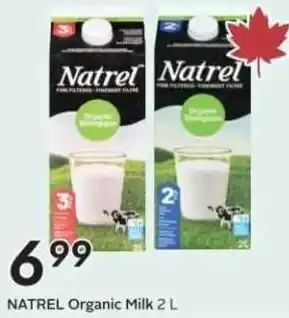 Sobeys NATREL Organic Milk offer