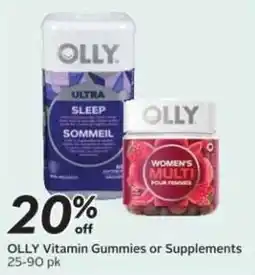 Sobeys OLLY Vitamin Gummies or Supplements offer