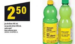 Maxi Jus de lime ou jus de citron sans nom offer