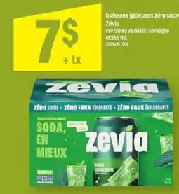 Maxi Boissons gazeuses zéro sucre zévia offer