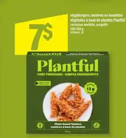 Maxi Végéburgers, lanières ou boulettes végétales à base de plantes plantful offer