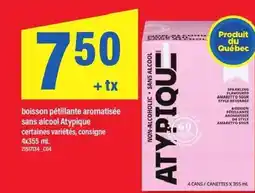 Maxi Boisson pétillante aromatisée sans alcool atypique offer