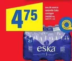 Maxi Eau de source naturelle eska consigne offer