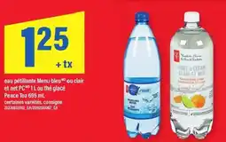 Maxi Eau pétillante menu bleu md ou clair et net pcmd 1 lou the glacé peace tea offer