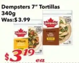 Nations Fresh Foods Dempsters 7" Tortillas offer