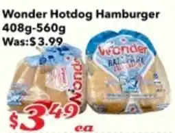 Nations Fresh Foods Wonder Hotdog Hamburger offer