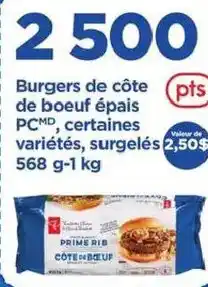Maxi Burgers de côte de boeuf épais pcmd offer