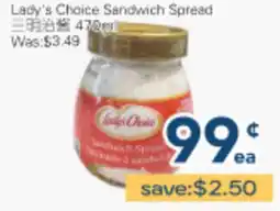 Oceans Fresh Food Market Lady's Choice Sandwich Spread offer