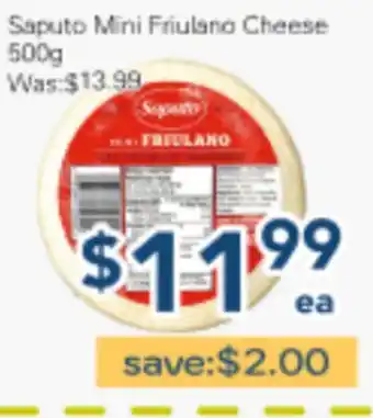 Oceans Fresh Food Market Saputo Mini Friulano Cheese offer