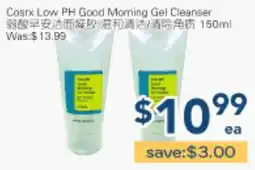 Oceans Fresh Food Market Cosrx Low PH Good Morning Gel Cleanser offer