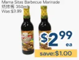 Oceans Fresh Food Market Mama Sitas Barbecue Marinade offer