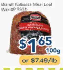Oceans Fresh Food Market Brandt Kolbassa Meat Loaf offer
