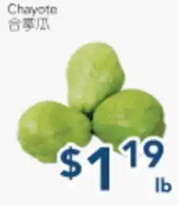 Oceans Fresh Food Market Chayote offer
