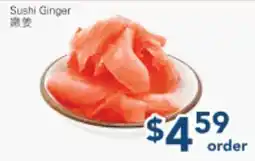 Oceans Fresh Food Market Sushi Ginger offer