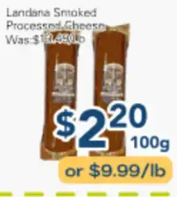Oceans Fresh Food Market Landana Smoked Processed Cheese offer