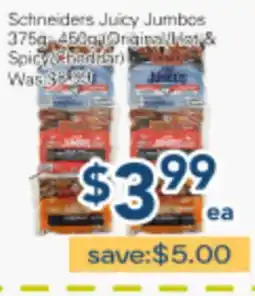 Oceans Fresh Food Market Schneiders Juicy Jumbos offer