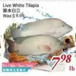 Tone Tai Supermarket Live White Tilapia offer