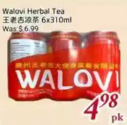 Tone Tai Supermarket Walovi Herbal Tea offer