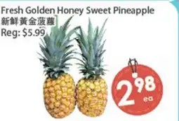 Fresh Palace Supermarket Fresh Golden Honey Sweet Pineapple offer