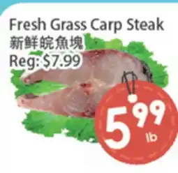 Fresh Palace Supermarket Fresh Grass Carp Steak offer