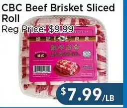 Blue Sky Supermarket CBC Beef Brisket Sliced Roll offer