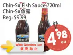 Fresh Palace Supermarket Chin-Su Fish Sauce offer