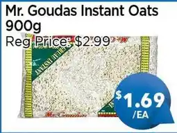 Blue Sky Supermarket Mr. Goudas Instant Oats offer