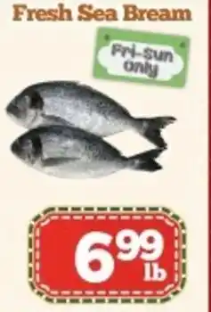 Nations Fresh Foods Fresh Sea Bream offer