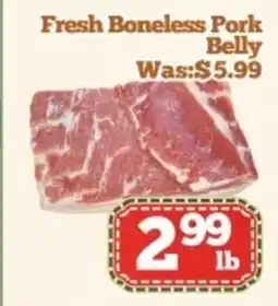 Nations Fresh Foods Fresh Boneless Pork Belly offer