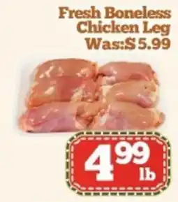 Nations Fresh Foods Fresh Boneless Chicken Leg offer