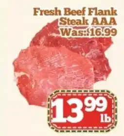 Nations Fresh Foods Fresh Beef Flank Steak AAA offer
