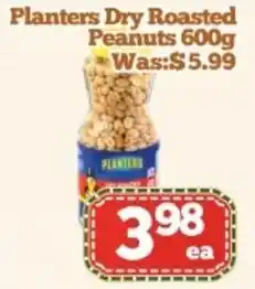 Nations Fresh Foods Planters Dry Roasted Peanuts offer