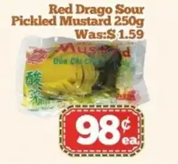 Nations Fresh Foods Red Drago Sour Pickled Mustard offer