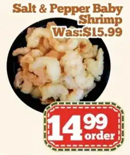 Nations Fresh Foods Salt & Pepper Baby Shrimp offer
