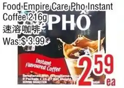 Ethnic Supermarket Food Empire Care Pho Instant Coffee offer