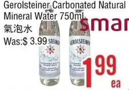 Ethnic Supermarket Gerolsteiner Carbonated Natural Mineral Water offer